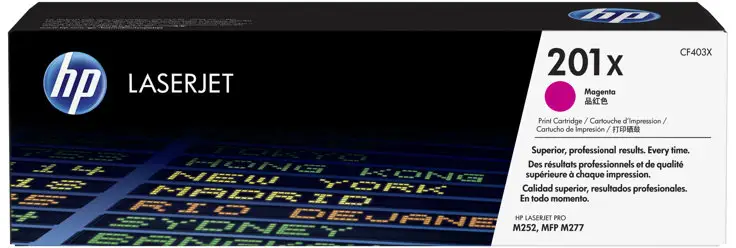HP 201X - Lång livslängd - magenta - original - LaserJet - tonerkassett