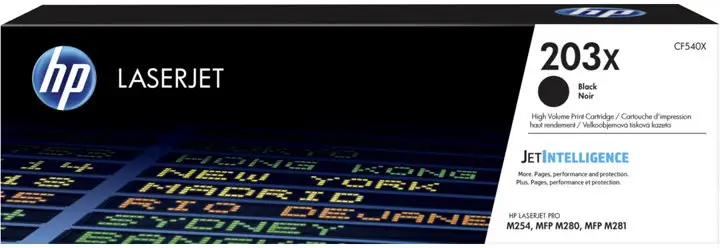 HP 203X - Lång livslängd - svart - original - LaserJet - tonerkassett