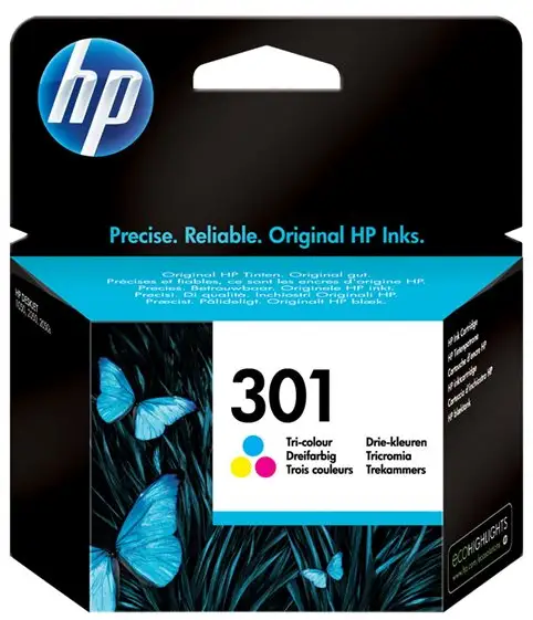 HP 301 - Färg (cyan, magenta, gul) - original - bläckpatron