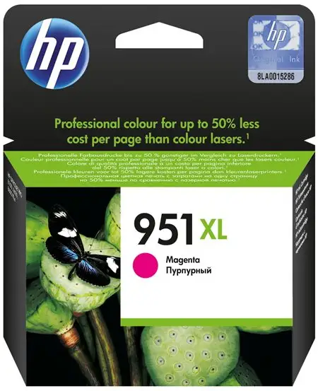 HP 951XL - Lång livslängd - magenta - original - bläckpatron