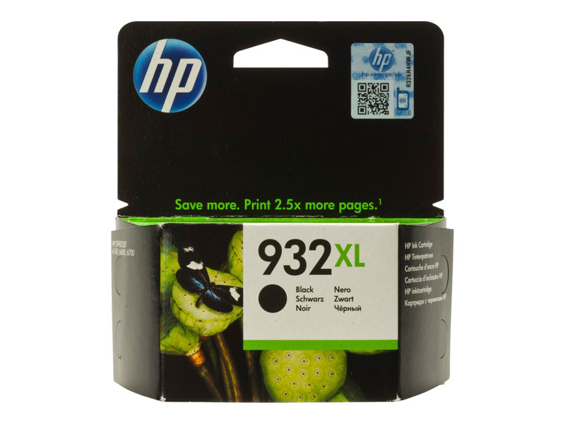 HP 932XL - Lång livslängd - svart - original - bläckpatron