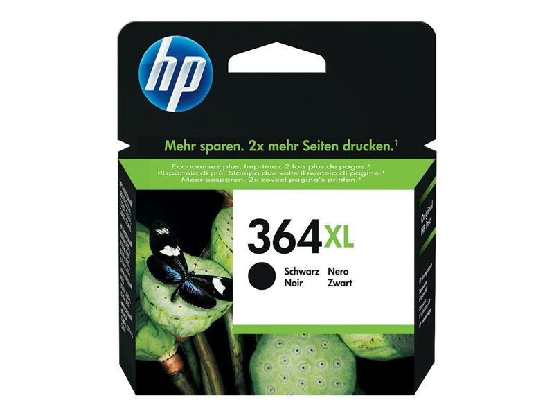 HP 364XL - Lång livslängd - svart - original - bläckpatron