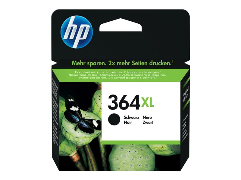 HP 364XL - Lång livslängd - svart - original - bläckpatron