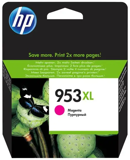 HP 953XL Lång livslängd magenta original bläckpatron