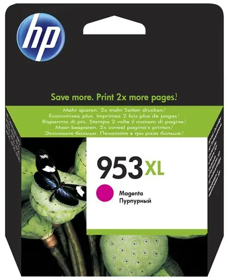 HP 953XL - 20.5 ml - Lång livslängd - magenta - original - bläckpatron