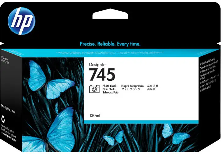 HP 745 - 130 ml - foto-svart - original - DesignJet - bläckpatron