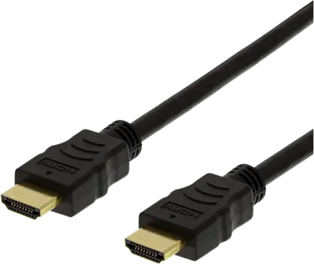 DELTACO flexibel HDMI kabel, High Speed HDMI with Ethernet, 4K 1m