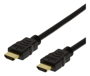 DELTACO flexibel HDMI kabel, High Speed HDMI with Ethernet, 4K 1m