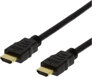 DELTACO flexibel HDMI kabel, High Speed HDMI with Ethernet, 4K 1m