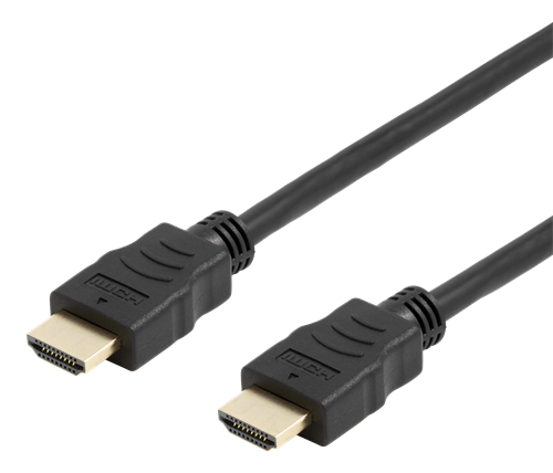 DELTACO flexibel HDMI-kabel, High Speed HDMI with Ethernet, 4K 2m