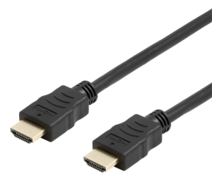 DELTACO flexibel HDMI-kabel, High Speed HDMI with Ethernet, 4K, UltraHD i 30Hz, 5m