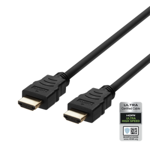 DELTACO Ultra High Speed HDMI-kabel, 1m, eARC
