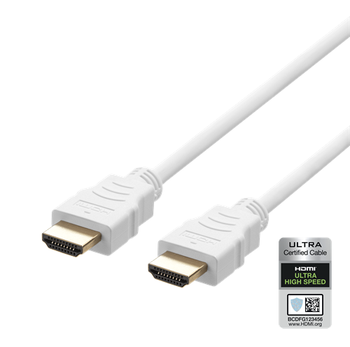 DELTACO Ultra High Speed HDMI-kabel, 2m, eARC