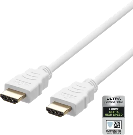 DELTACO Ultra High Speed HDMI-kabel, 1m, eARC