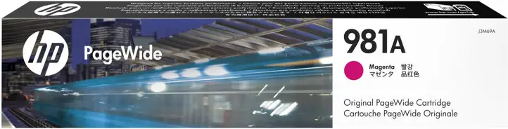 HP 981A - 69 ml - magenta - original - PageWide - bläckpatron