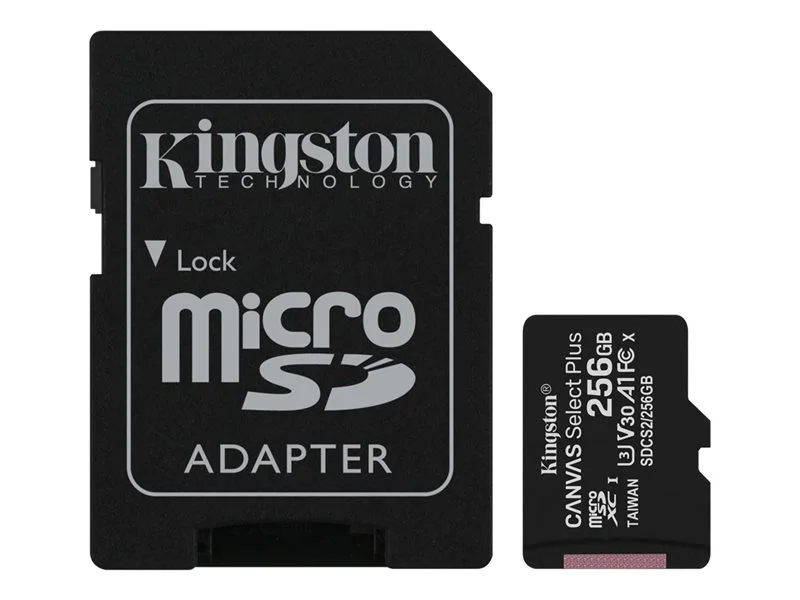 Kingston Canvas Select Plus 256 GB - mikroSDXC UHS-I