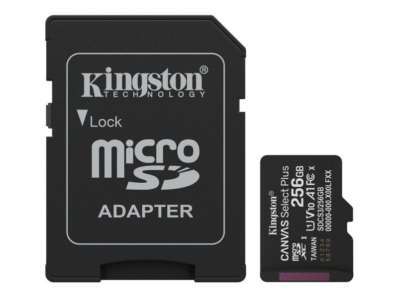 Kingston Canvas Select Plus - 256 GB - mikroSDXC UHS-I