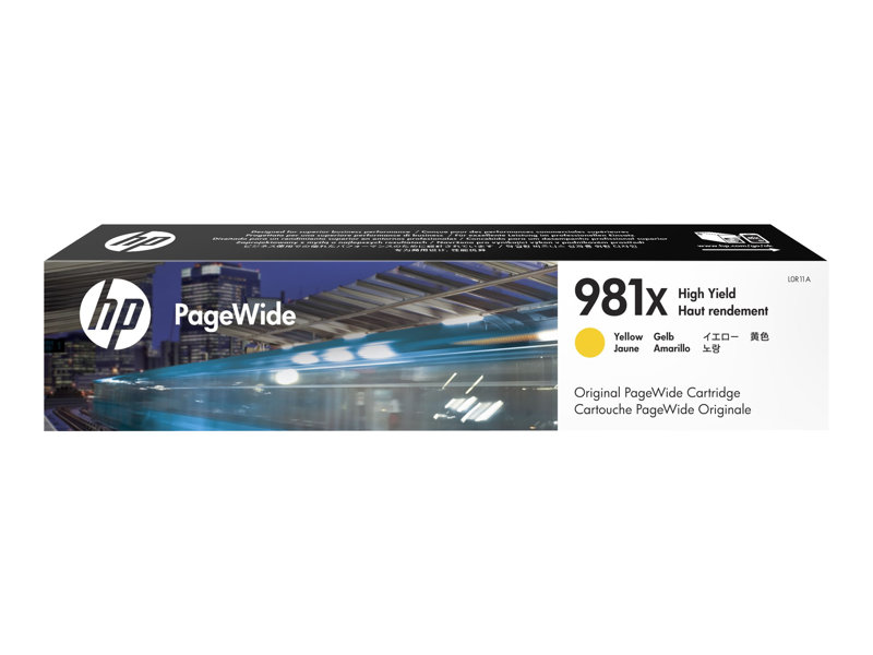 HP 981X - 116 ml - Lång livslängd - gul - original - PageWide - bläckpatron