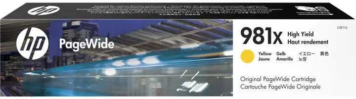 HP 981X - 116 ml - Lång livslängd - gul - original - PageWide - bläckpatron