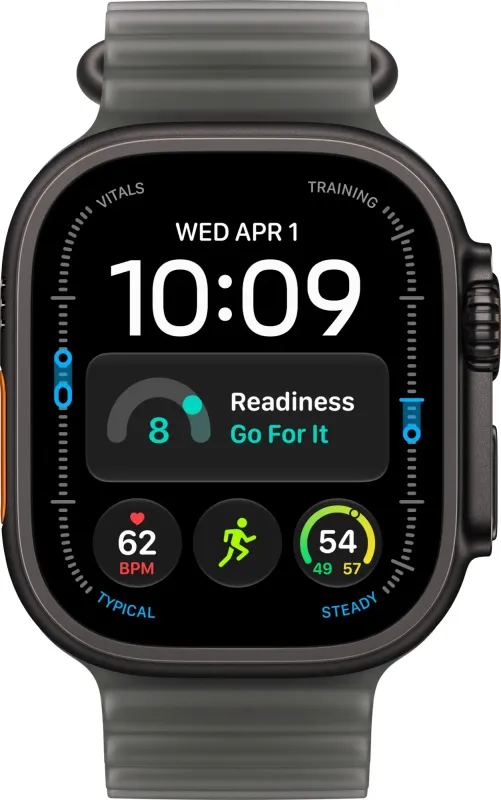 Apple Watch Ultra 4 49mm LTE (Black Titanium/Translucent Black Ocean Band)
