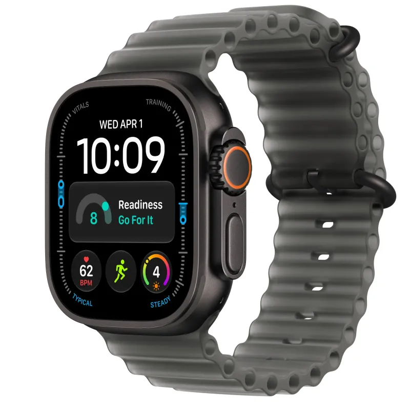 Apple Watch Ultra 4 49mm LTE (Black Titanium/Translucent Black Ocean Band)