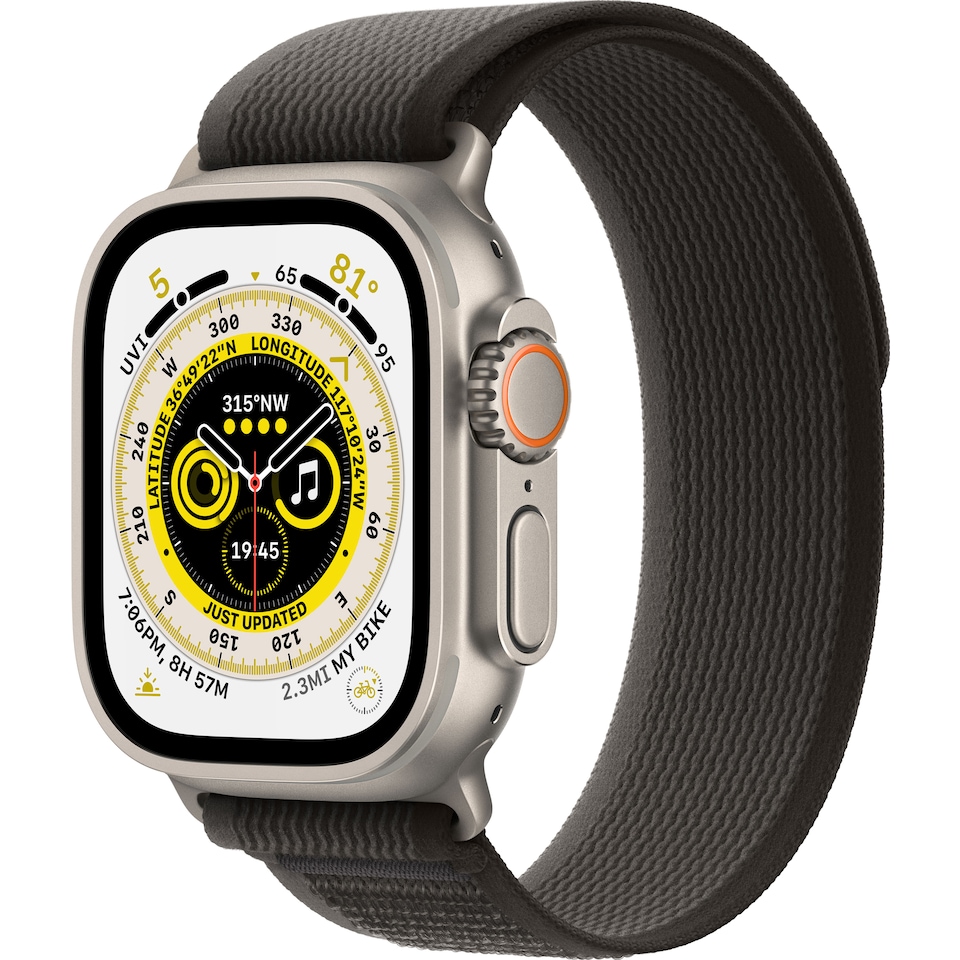 Apple Watch Ultra GPS+CEL 49mm Titanium S/M (Black/Gray / Trail Loop) S/M