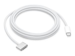 Apple Strömkabel 24 pin USB-C (hane) till MagSafe 3 (hane) magnetisk 2 m silver