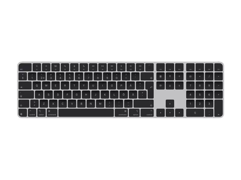 Apple Magic Keyboard med Touch ID och Numeric Keypad SVE Svart