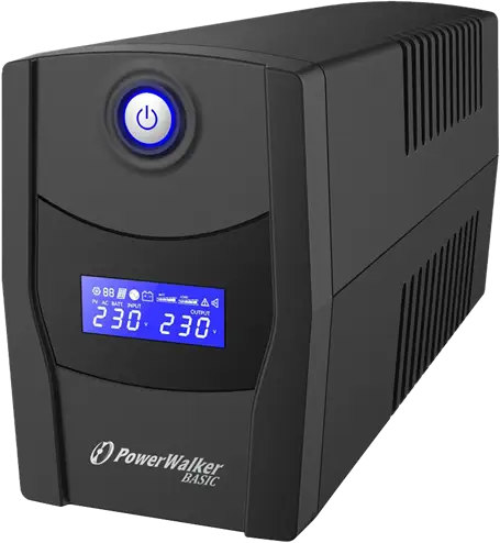 PowerWalker Basic VI 1000 STL - UPS - Växelström 162 - 290 V