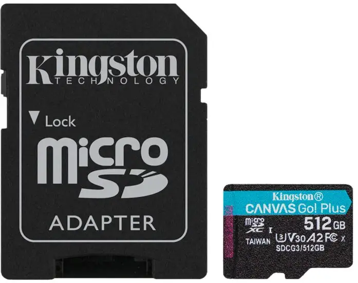 Kingston Canvas Go! Plus 512 GB mikroSDXC UHS-I Class 10