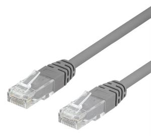 DELTACO U/UTP Cat6 10m Grå