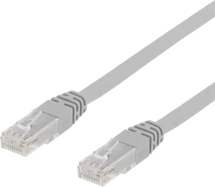 DELTACO U/UTP Cat6 15m Grå