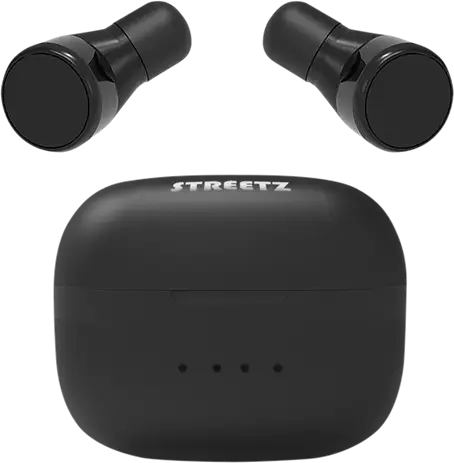 STREETZ TWS-1108 True Wireless In-Ear Hörlurar - Svart