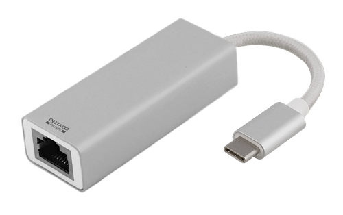DELTACO PRIME USB-C nätverksadapter