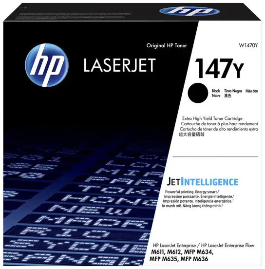 HP 147Y - Extra lång livslängd - svart - original - LaserJet - tonerkassett