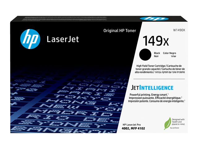 HP 149X hög kapacitet svart original LaserJet tonerkassett (W1490X)