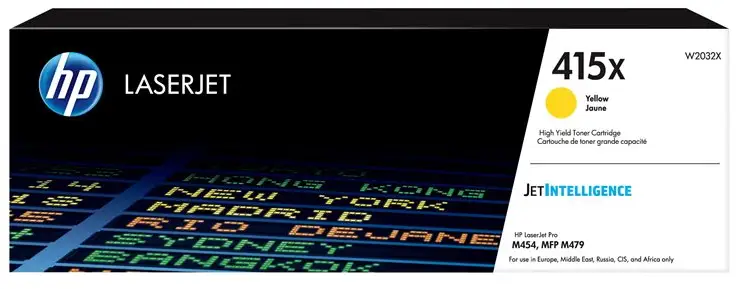 HP 415X - Lång livslängd - gul - original - LaserJet - tonerkassett
