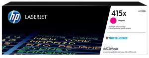 HP 415X - Lång livslängd - magenta - original - LaserJet - tonerkassett