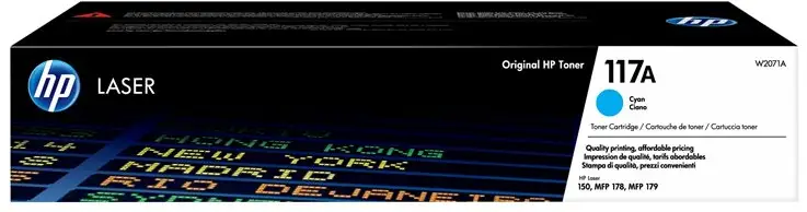 HP 117A cyan original lasertonerkassett