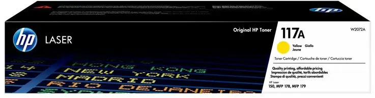 HP 117A gul original lasertonerkassett