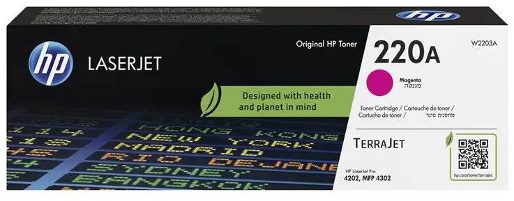 HP 220A - magenta - original - LaserJet - tonerkassett (W2203A)
