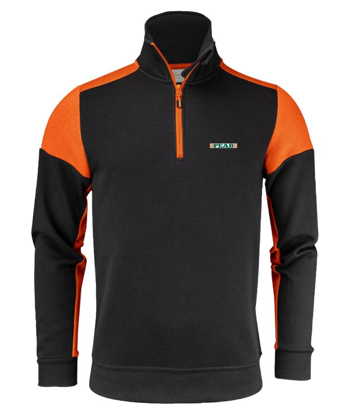 Sweatshirt halvzip Prime unisex