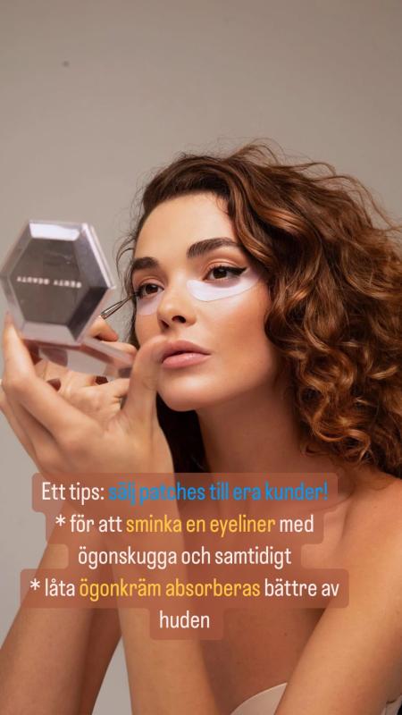 Multifunktionella silikon eyepads/ patches, purple