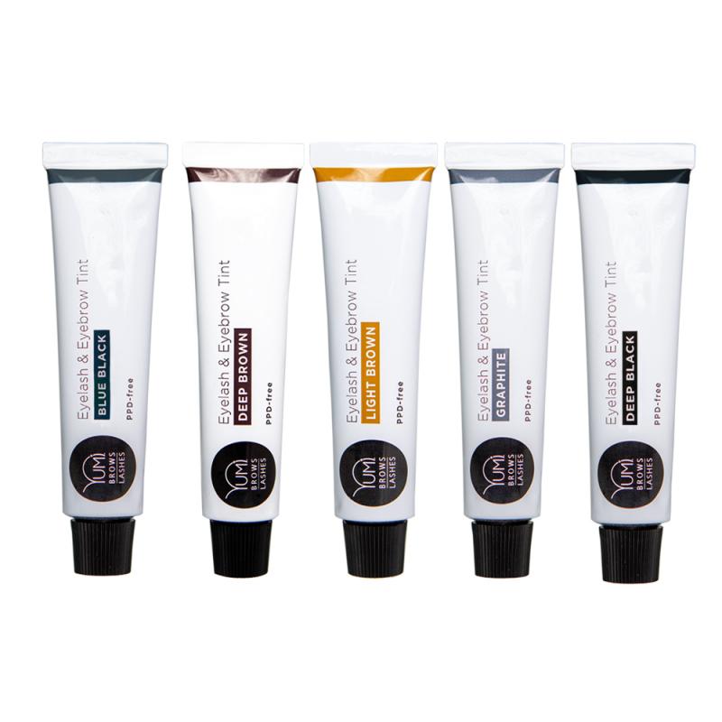 Kit med alla PPD-fria frans och ögonbrynsfärger
