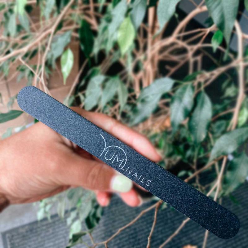 DOUBLE SIDED FOAM NAIL FILE 100/320, black