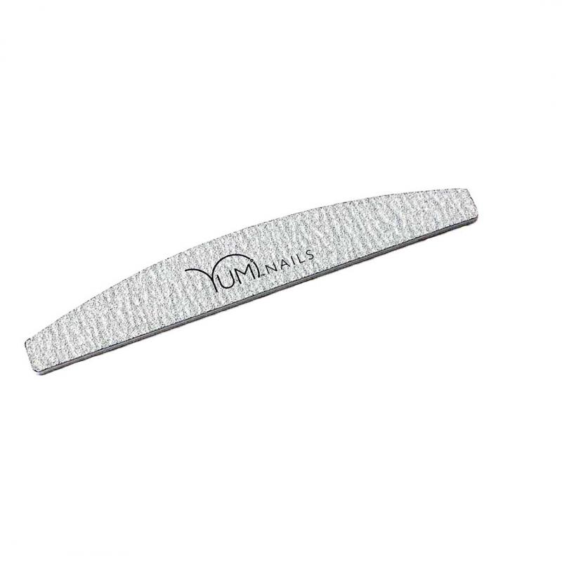 HALF-MOON NAIL FILE, ZEBRA - 100/100 GRIT 1 st
