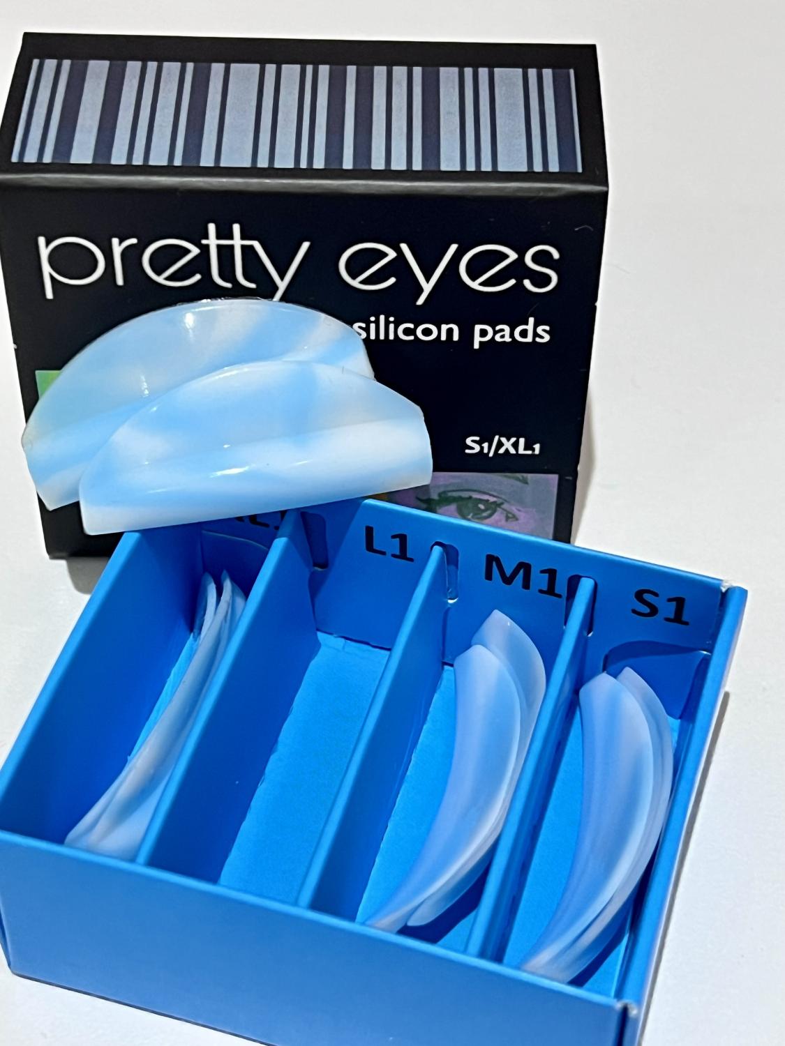 Silikoneforme/skabeloner, der fastgøres uden lim, 4 par