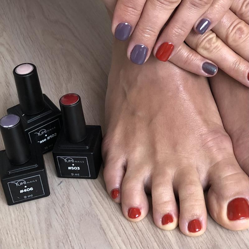 COLOR GEL LAC PRO LAVENDER VIOLET #406, 9 ml