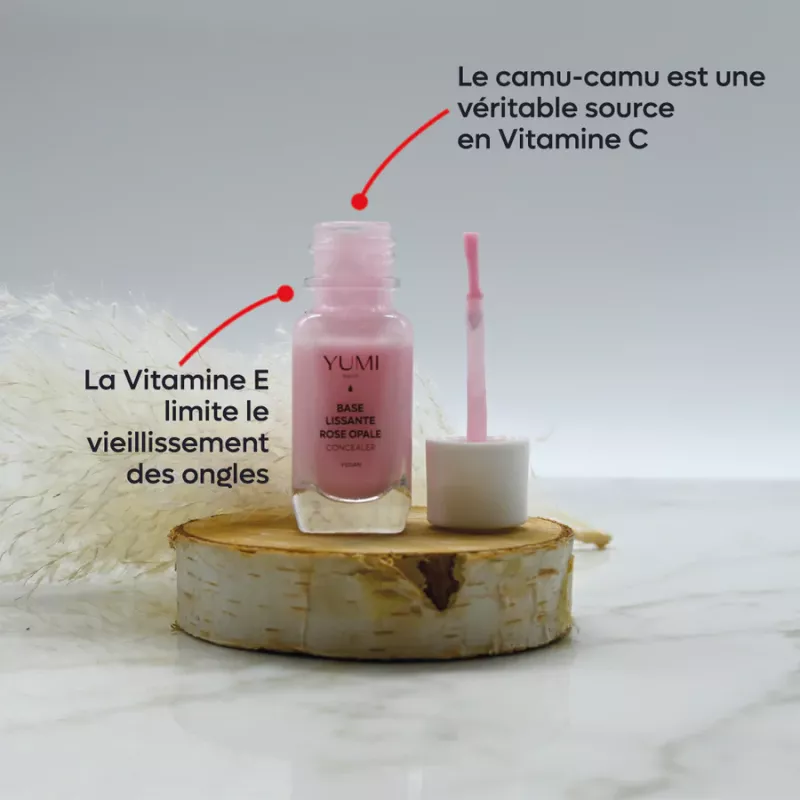 Opal pink smoothing base /concealer, 11 ml