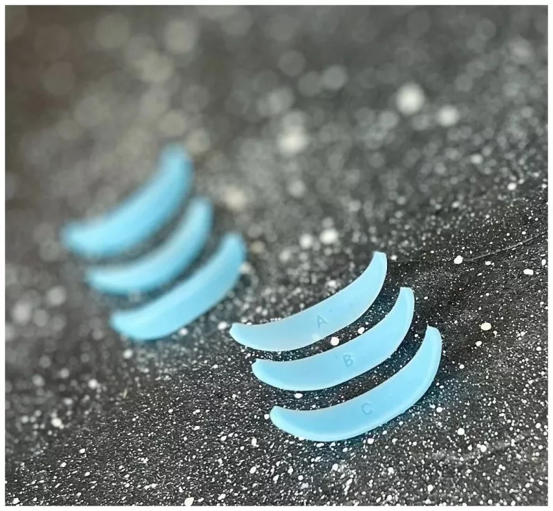 Vinog spolar för underfransar, 3 storlekar, Maldivian blue